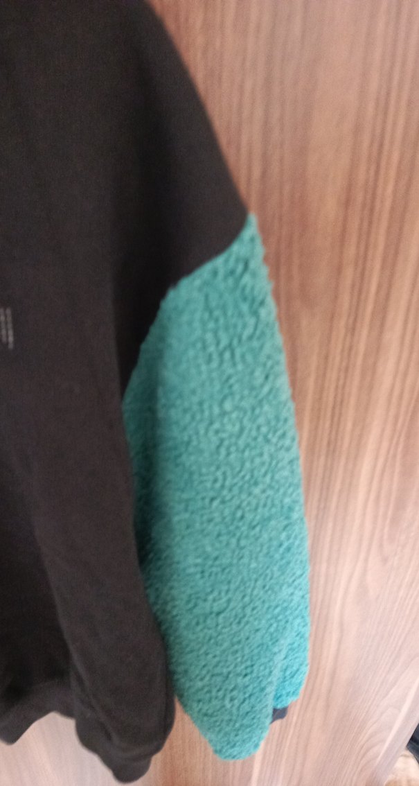 Siyah Örme Kadın Sweatshirt - Görsel 3