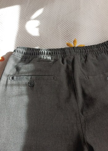 Gri Bol Kesim Kadın Spor Pantolon - Görsel 3