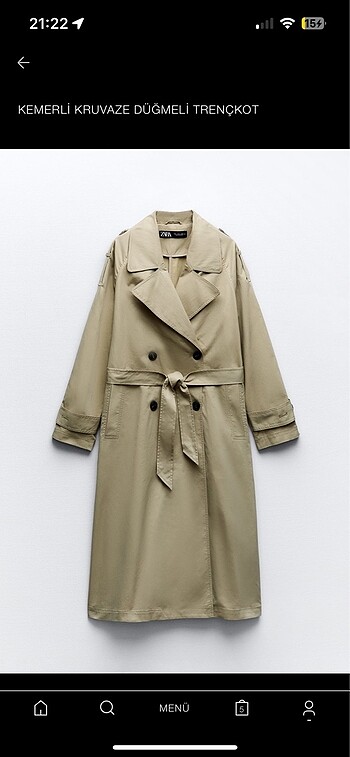 ZARA TRENCKOT