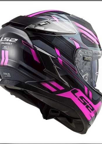 Ls2 challanger karbon parlak Motosiklet Kaskı - Görsel 2