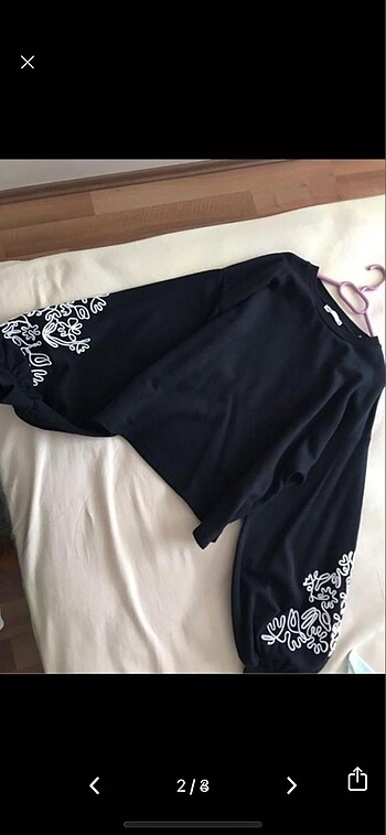 Zara Balon Kol Sweatshirt