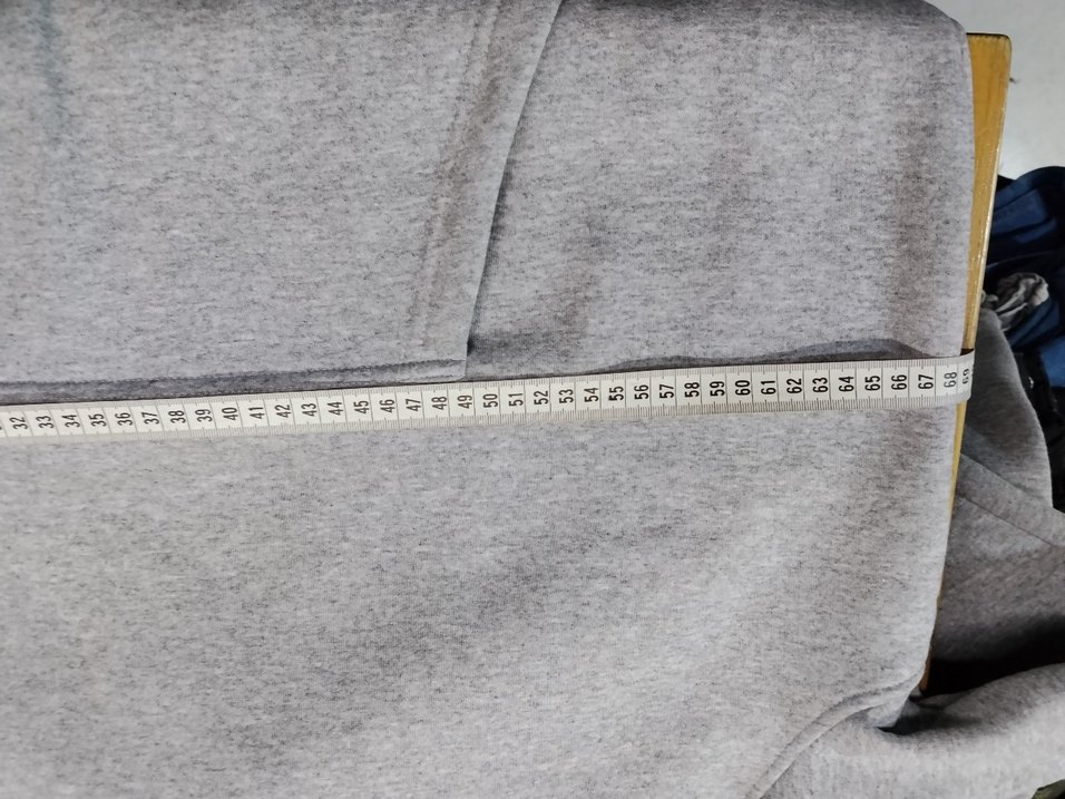 Gri Kapüşonlu  Sweatshirt - Görsel 5