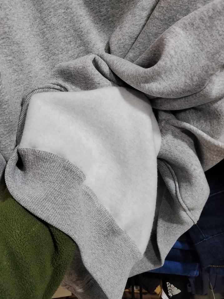 Gri Kapüşonlu  Sweatshirt - Görsel 3