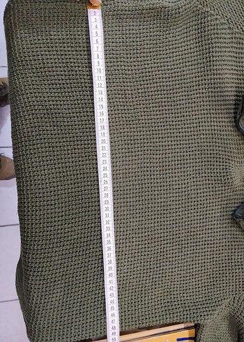 Haki Triko Boğazlı Erkek Kazak - Görsel 3