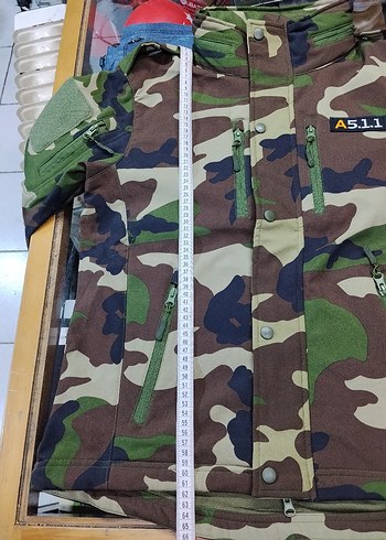 Kapüşonlu Kamuflaj Erkek Rüzgarlık - Görsel 4