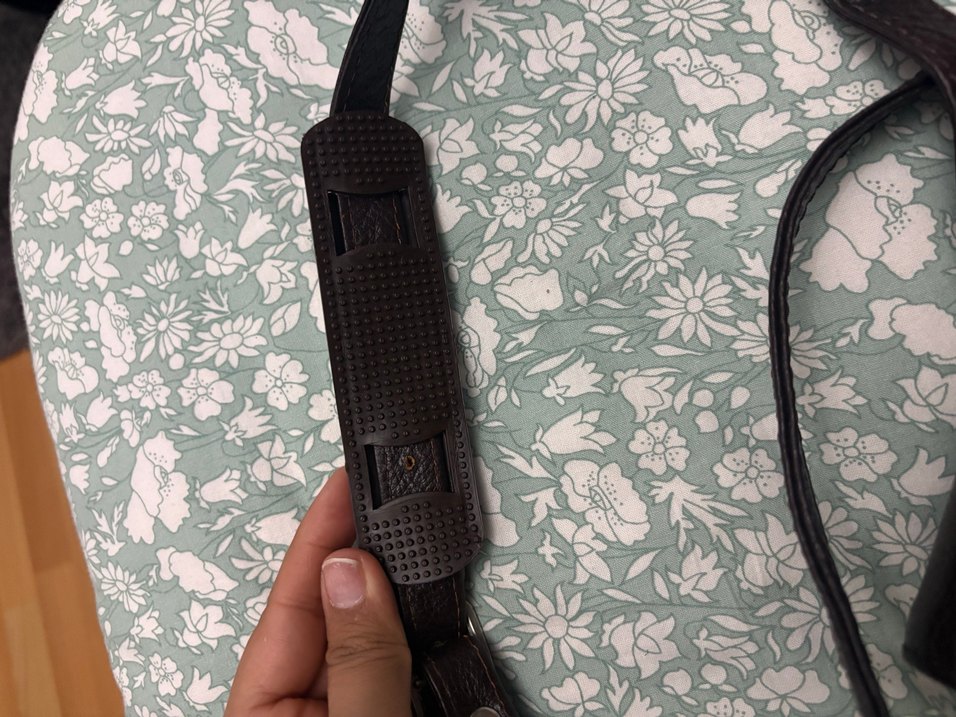 Kahverengi Deri Tokalı Kadın Çanta - Görsel 2