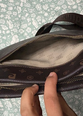 Kahverengi Deri Kadın Çanta - Görsel 5