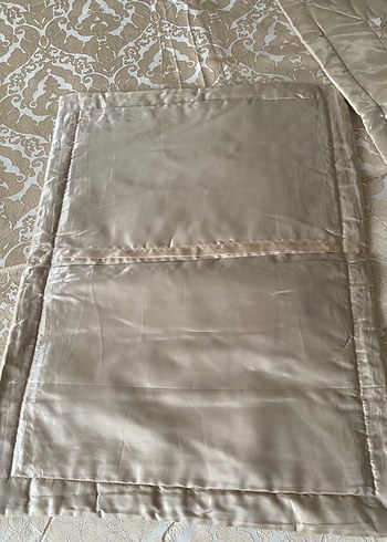 Nakışlı Bej Yatak Örtüsü - Görsel 8
