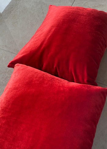 2li kırmızı kırlent - Görsel 3