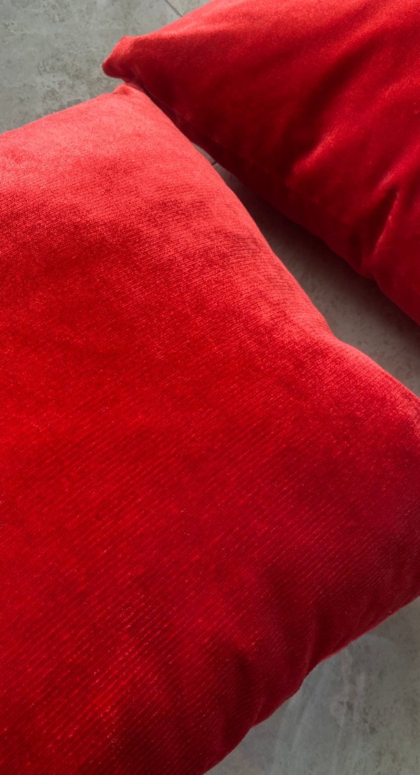 2li kırmızı kırlent - Görsel 2