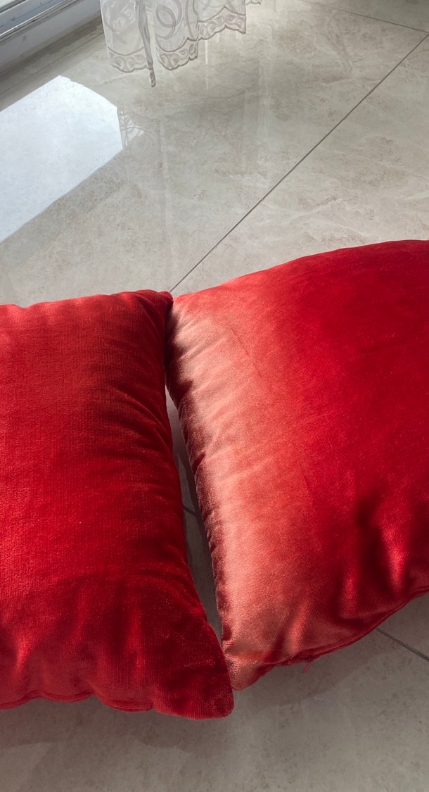 2li kırmızı kırlent - Görsel 5