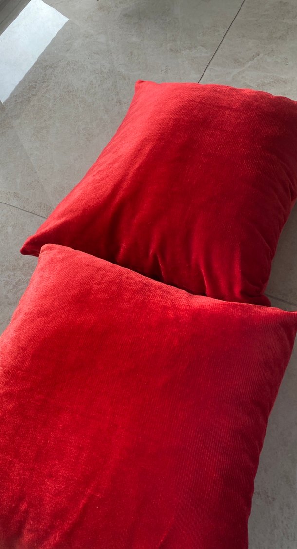 2li kırmızı kırlent - Görsel 3