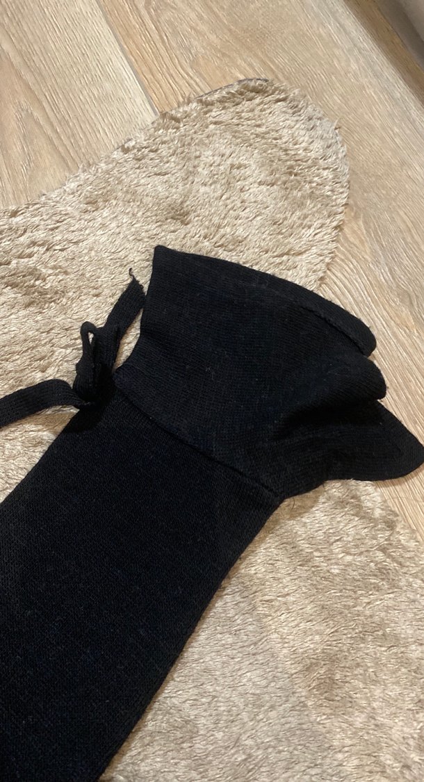 Siyah Uzun Kollu Kadın Triko - Görsel 2