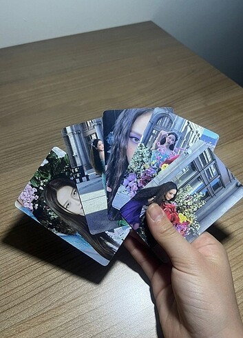 Jisoo 5'li fotokart set