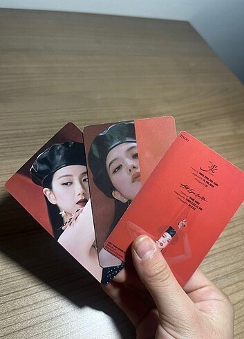 Jisoo 3'lü fotokart set