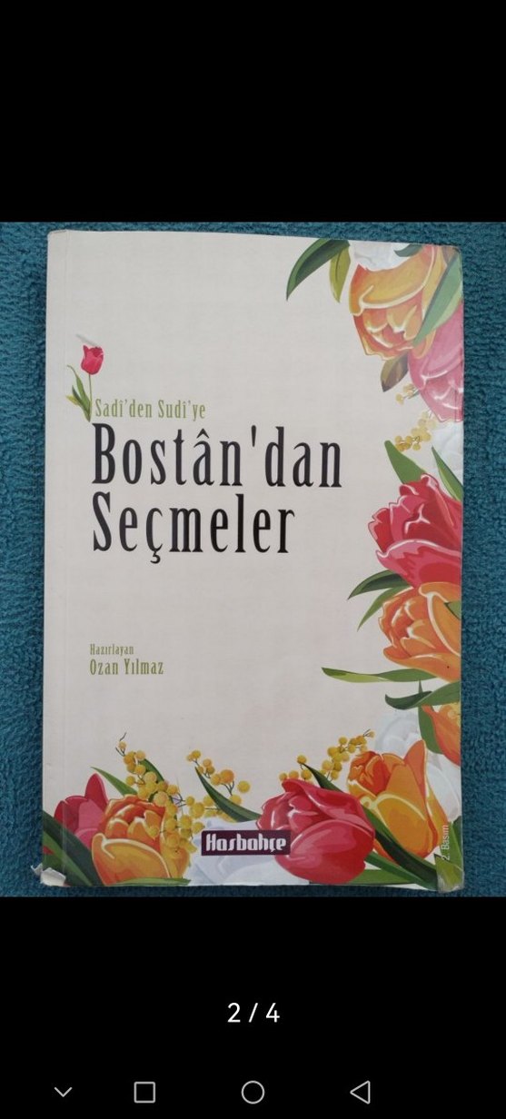 2 adet kitap 
Baharıstan'dan  ve Bosrandan Seçmeler - Molla Cami - Görsel 2