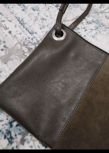 Süet Kadın El Çantası - Görsel 3