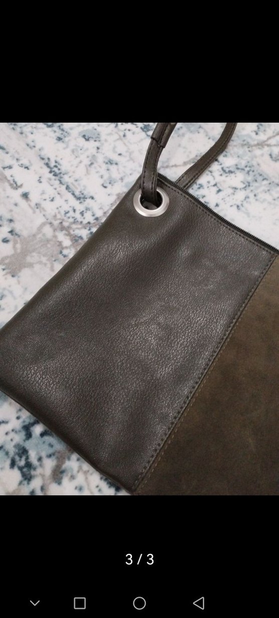 Süet Kadın El Çantası - Görsel 3