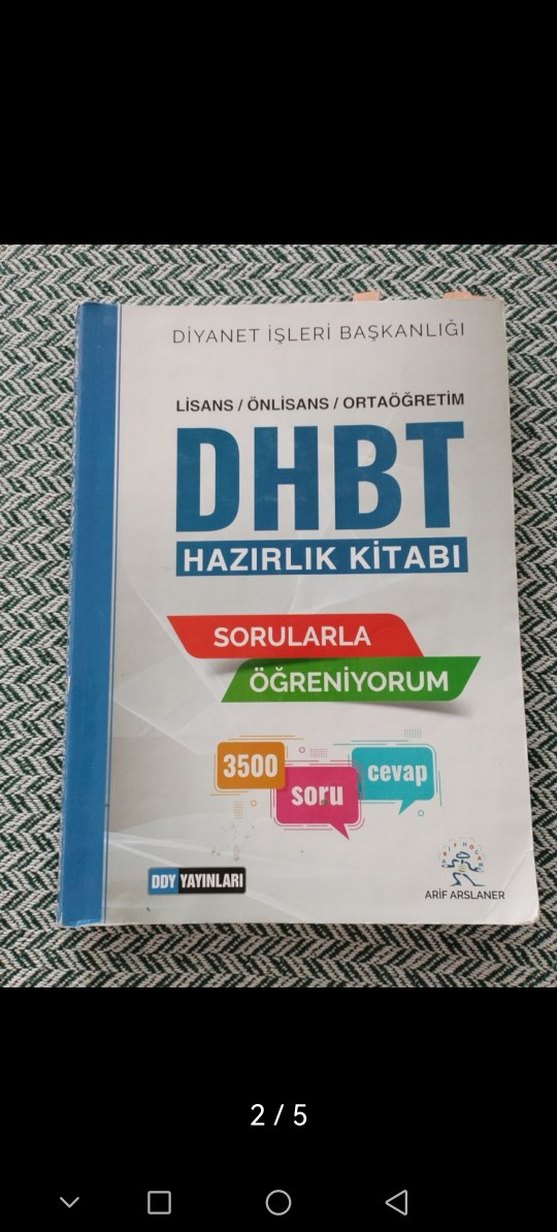 2 adet kitap DHBT 2 Konu Anlatımlı Soru Bankası - Görsel 2