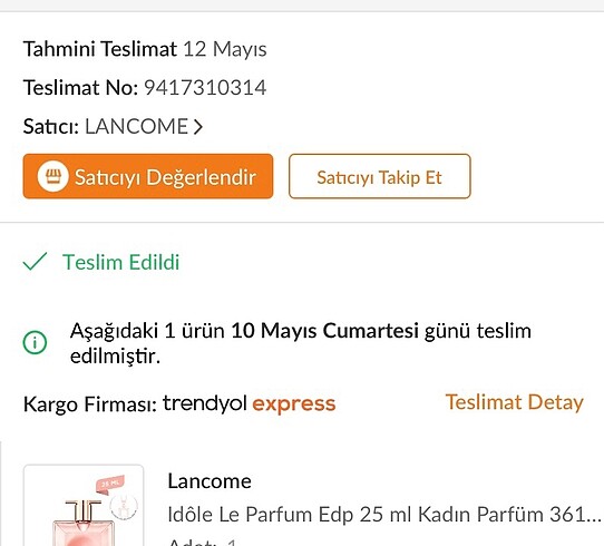 Lancome Lancome idole 3ml dekant parfüm