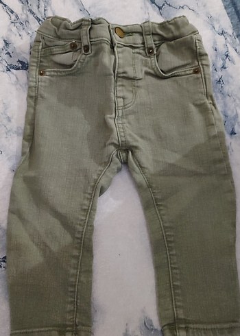 açık asker yeşili Erkek bebek Denim Pantolon