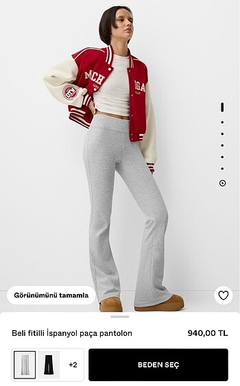 BERSHKA İSPANYOL PAÇA TAYT