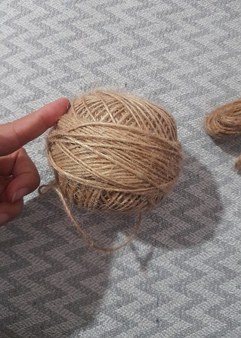 Bohem Tarzda Doğal Jüt İp - Görsel 2