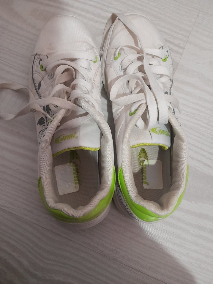 jump Kadın Beyaz Bağcıklı Spor Ayakkabı - Görsel 5