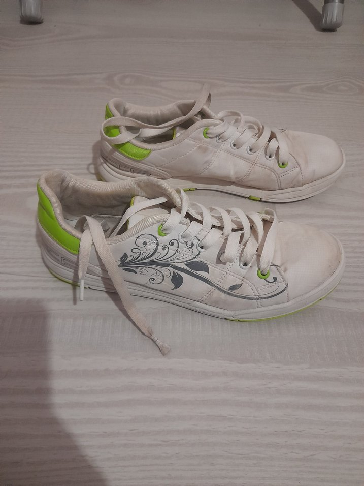 jump Kadın Beyaz Bağcıklı Spor Ayakkabı - Görsel 2