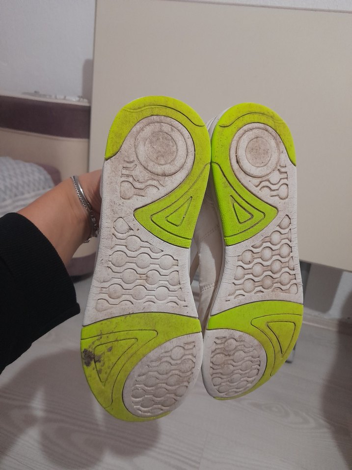 jump Kadın Beyaz Bağcıklı Spor Ayakkabı - Görsel 4