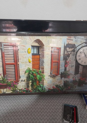 Renkli Duvar Saati ve Tablo - Görsel 8