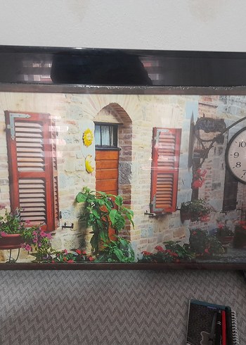 Renkli Duvar Saati ve Tablo - Görsel 9