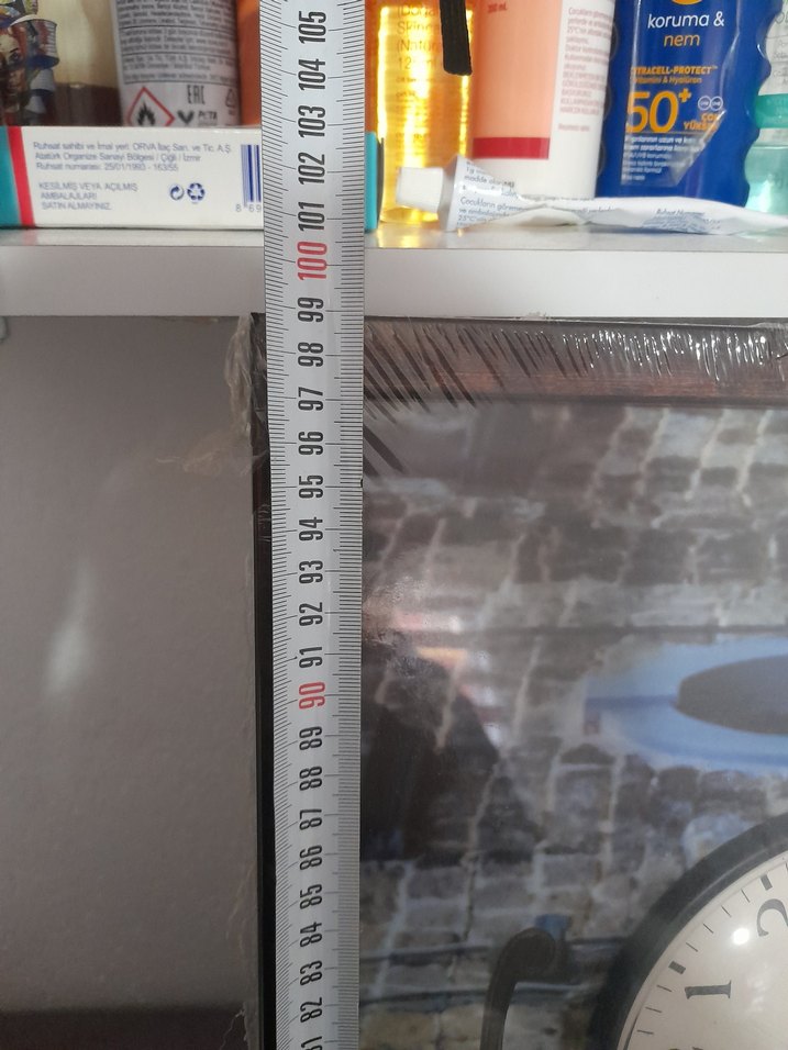 Renkli Duvar Saati ve Tablo - Görsel 3