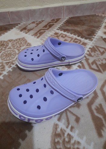 crocs lila kadın terlik - Görsel 2