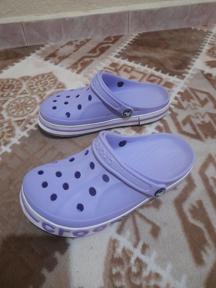 crocs lila kadın terlik - Görsel 2