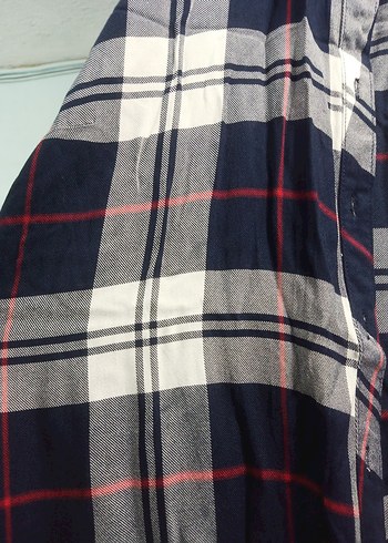 lcw Kadın Kareli Uzun Kollu Gömlek - Görsel 8