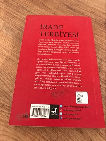  Beden İrade Terbiyesi Jules Payot