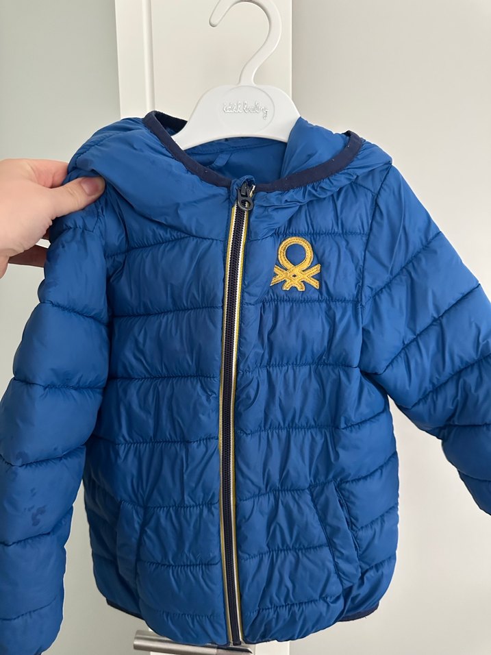 Parlak Mavi Erkek Çocuk Mont - Görsel 3