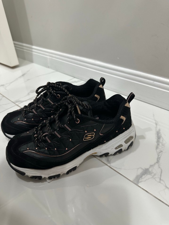 Skechers D'lites Glamour Feels Siyah Spor Ayakkabı - Görsel 3