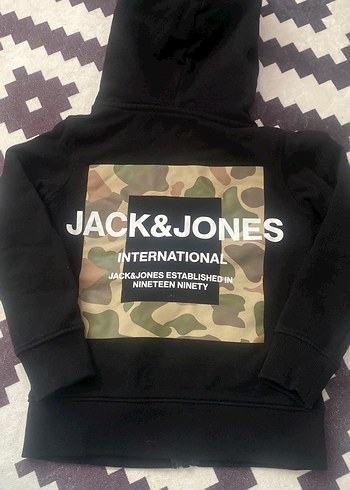 Jack & Jones Kapüşonlu Siyah Erkek Çocuk Ceket - Görsel 2