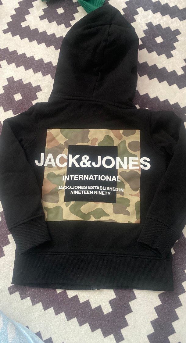 Jack & Jones Kapüşonlu Siyah Erkek Çocuk Ceket - Görsel 2