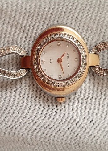 Altın ve Gümüş Renkli Kemerli Kadın Saat - Görsel 6