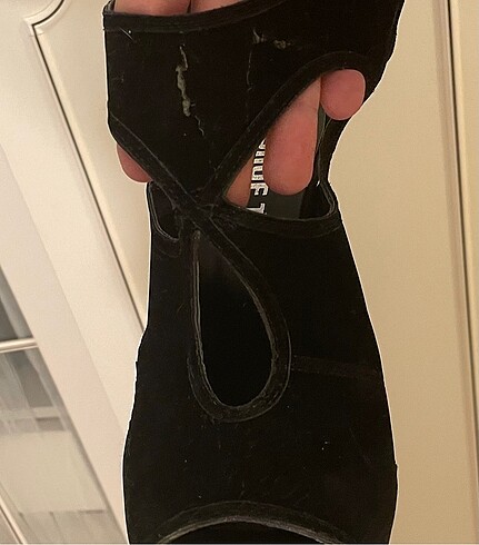 39 Beden siyah Renk SHOE TEK SÜET AYAKKABI