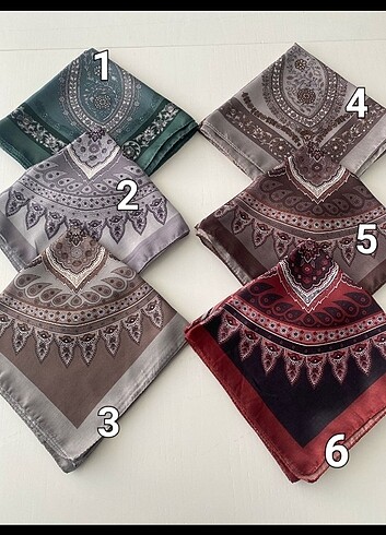 Etnik desen soft eşarp