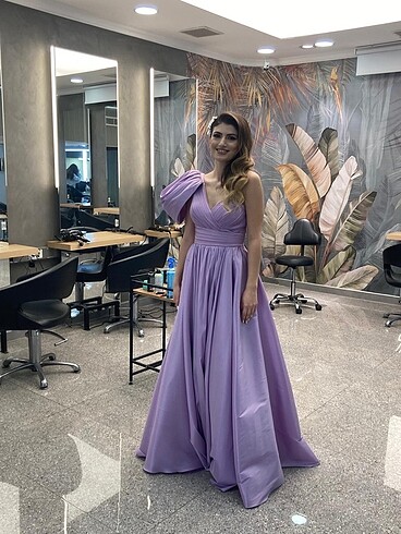 36 Beden mor Renk So lady abiye