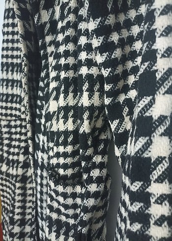 Kadın Uzun Kemerli Yün Kaban - Görsel 4