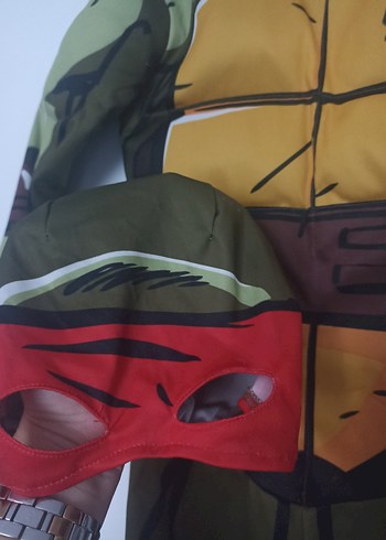 Çocuk Kaplumbağa Ninja Kostümü - Görsel 3