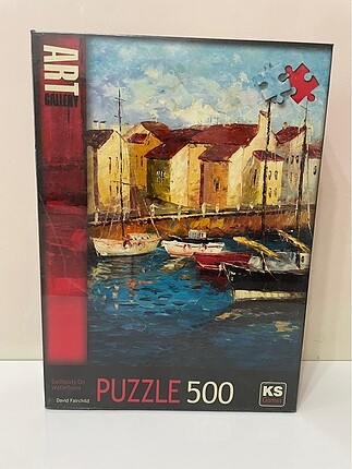 500 parça puzzle sıfır paketinde