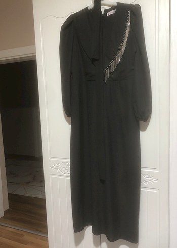 diğer Beden siyah Renk Siyah V Yakalı Kadın Tulum