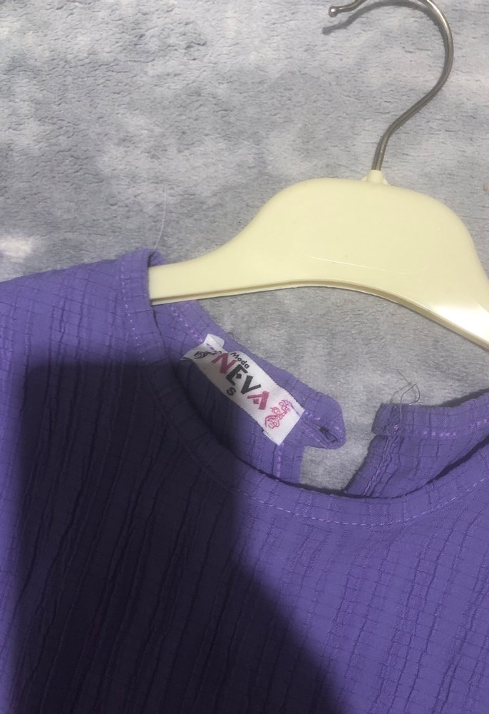 Mor Piliseli Bohem Uzun Elbise - Görsel 3